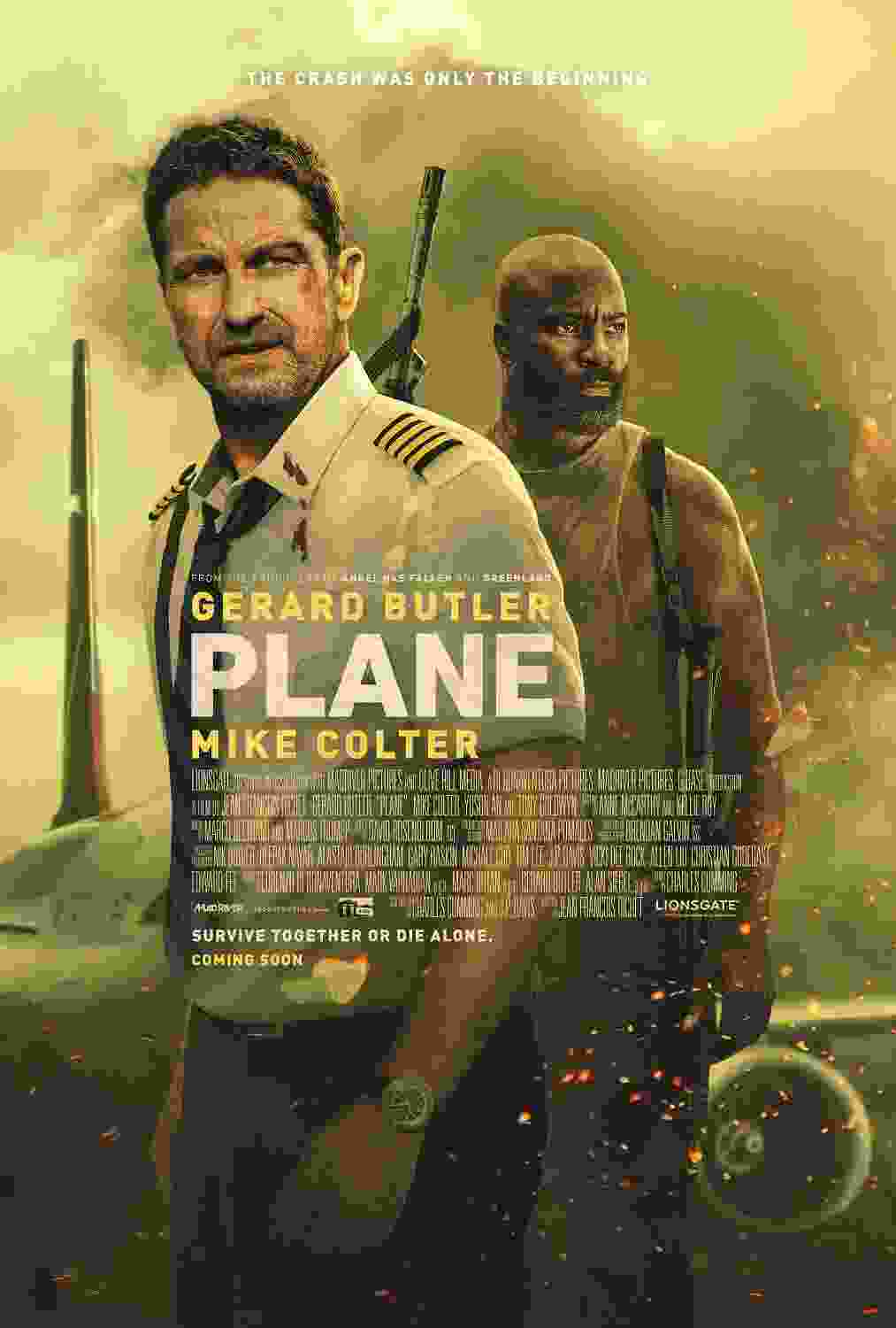 Plane (2023) vj Junior Gerard Butler